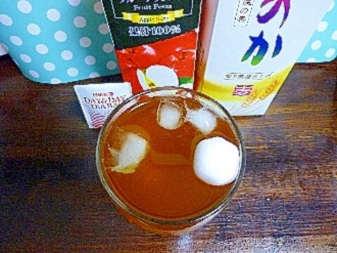 アイス♡苺マシュマロ入アップルティー酒